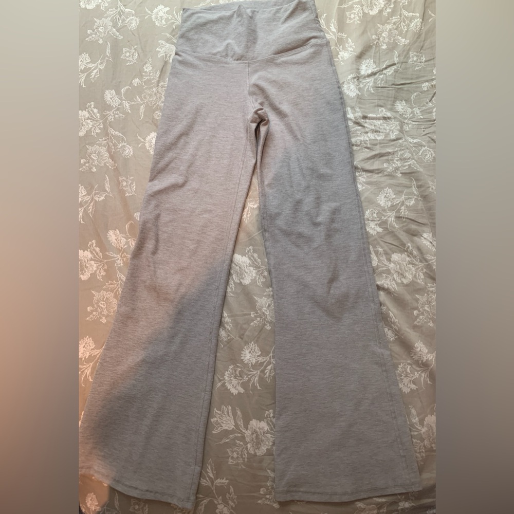 Grey Flared Leggings